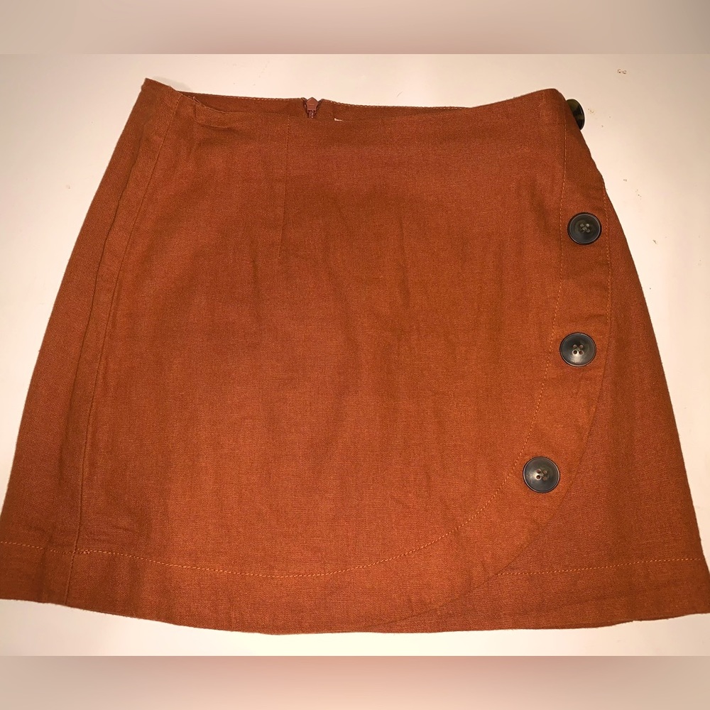 Harper Heritage skirt, burnt orange, size small